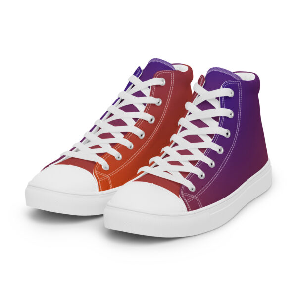 Men’s high top canvas shoes - Image 4