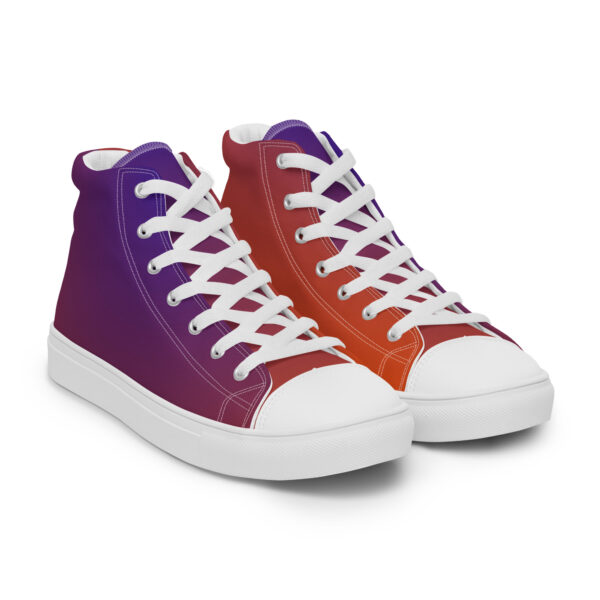 Men’s high top canvas shoes - Image 9